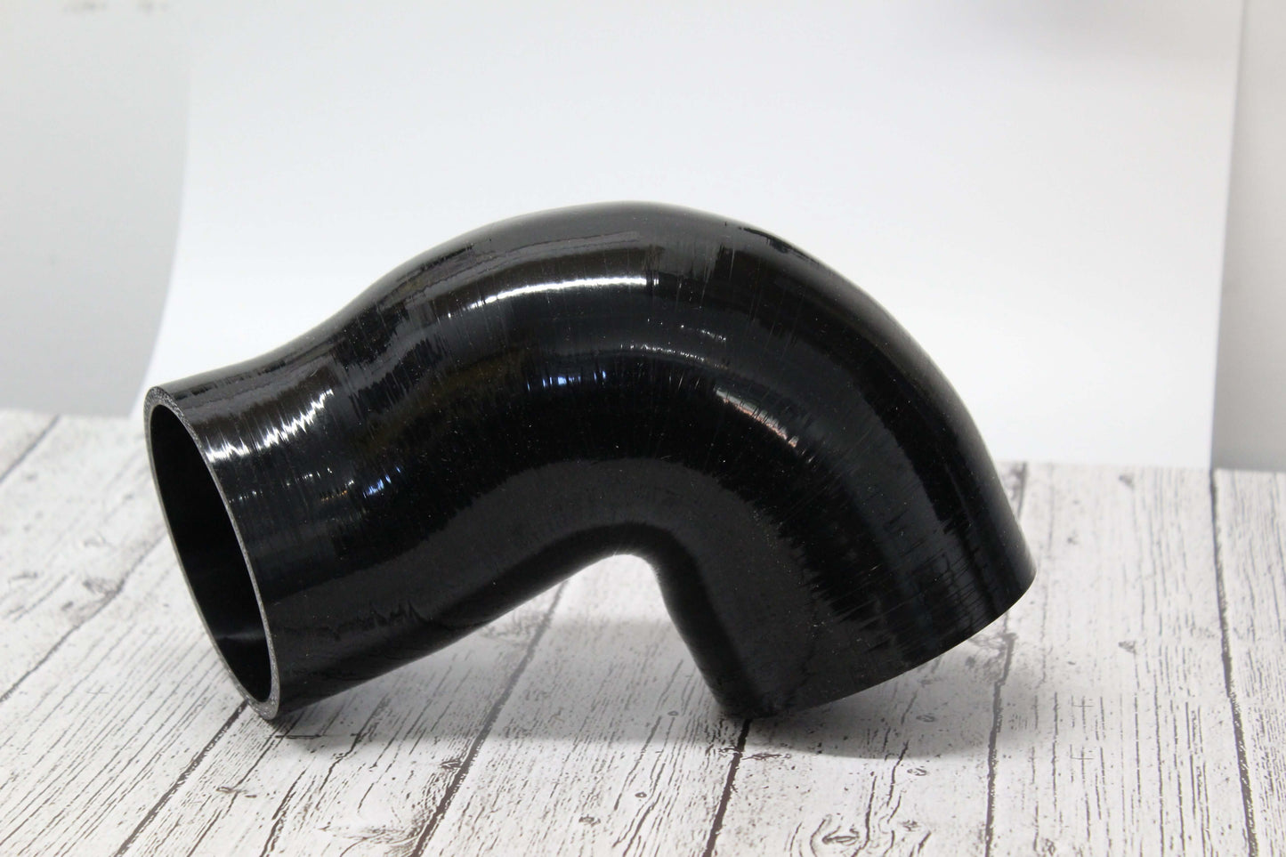 black silicone intake boot